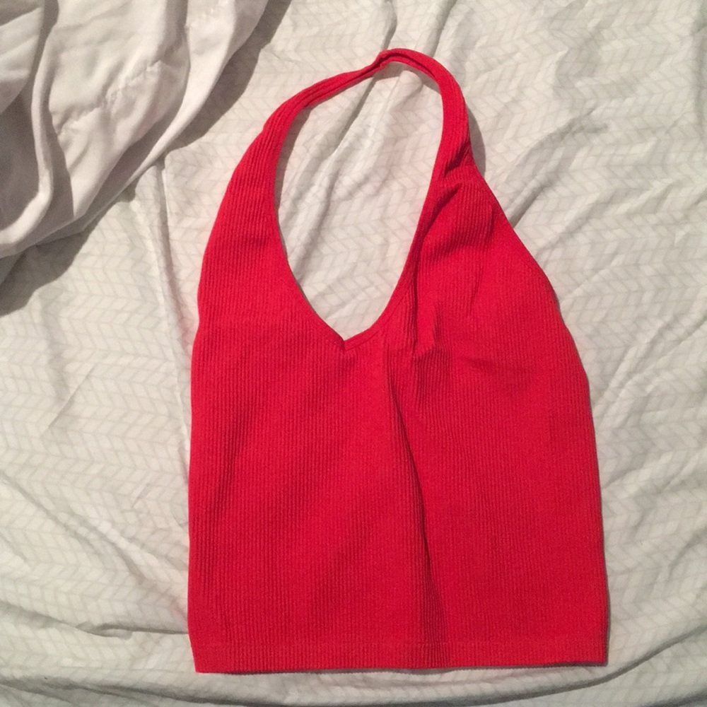 Red Urban Outfitters Halter Top